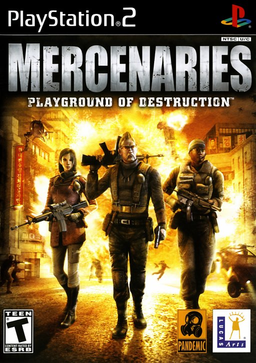 Mercenaries box art
