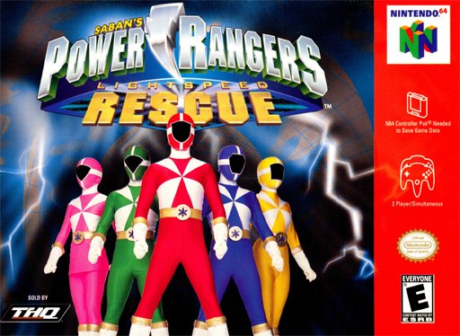 Power Rangers: Lightspeed Rescue box art