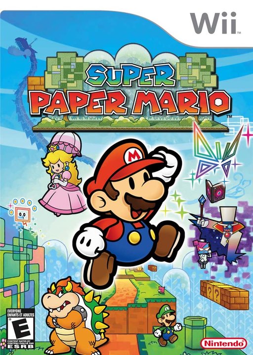 Super Paper Mario box art