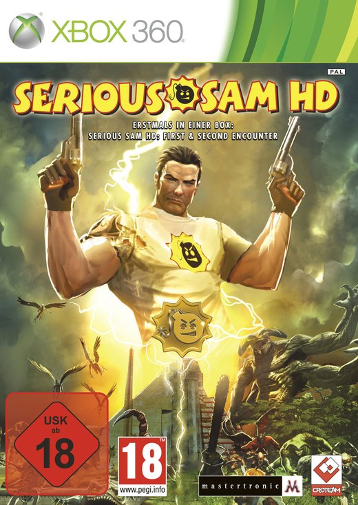Serious Sam HD: The First and Second Encounters box art