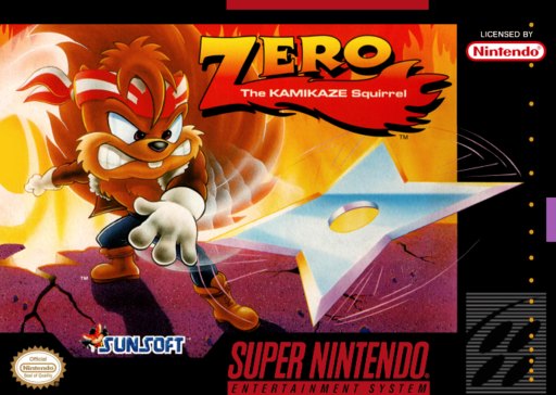 Zero the Kamikaze Squirrel box art