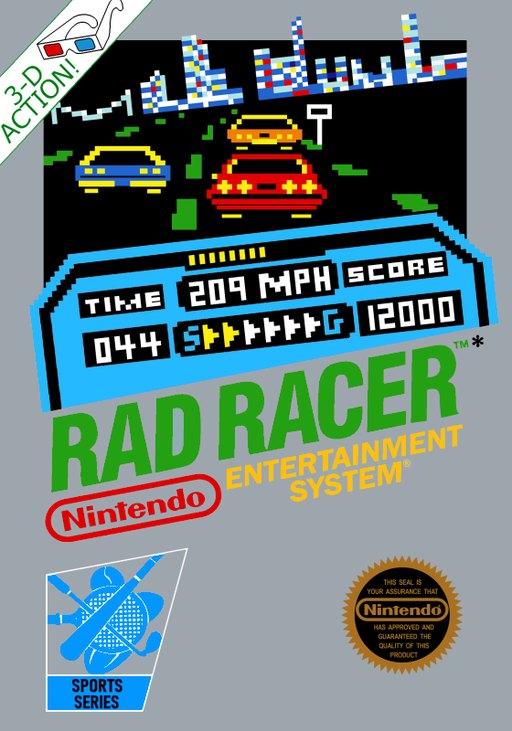 Rad Racer box art