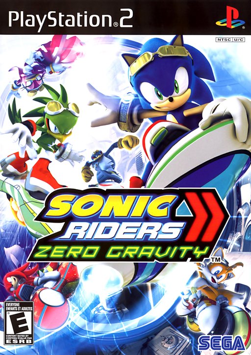 Sonic Riders: Zero Gravity box art