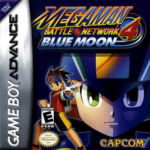 Mega Man Battle Network 4: Blue Moon box art
