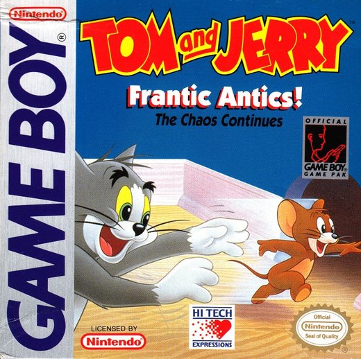 Tom and Jerry: Frantic Antics! box art