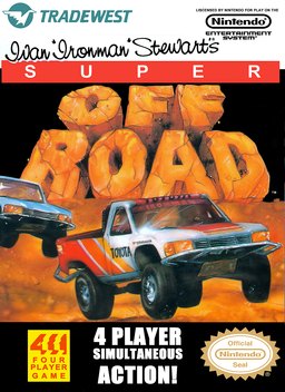 Ivan 'Ironman' Stewart's Super Off Road box art