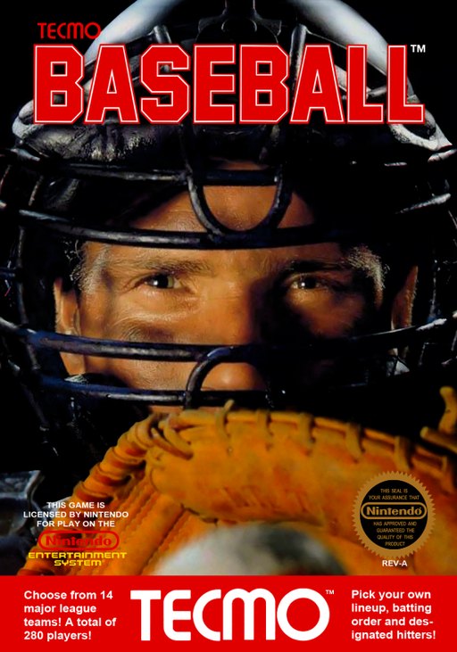 Tecmo Baseball box art