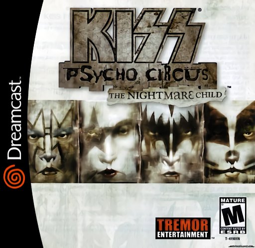 KISS Psycho Circus: The Nightmare Child box art