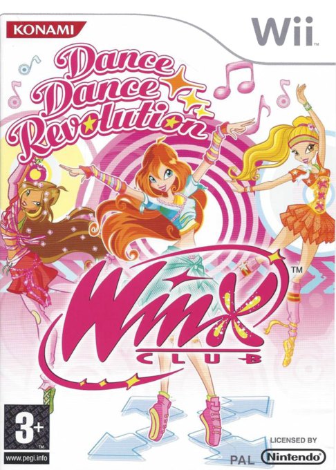 Dance Dance Revolution: Winx Club box art