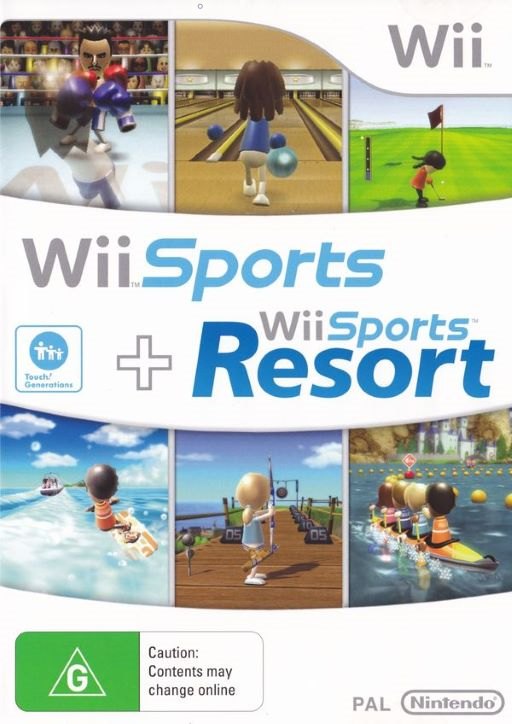 Wii Sports + Wii Sports Resort box art