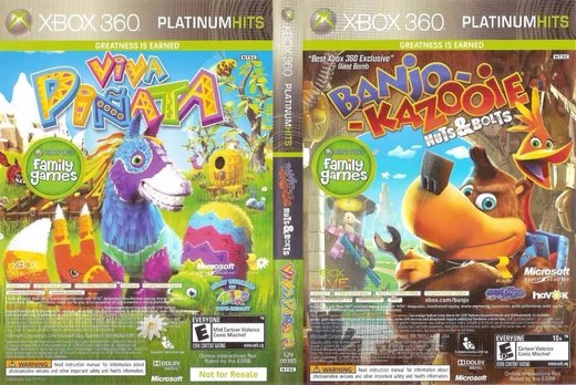 Banjo-Kazooie: Nuts & Bolts / Viva Piñata box art