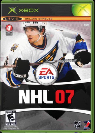 NHL 07 box art
