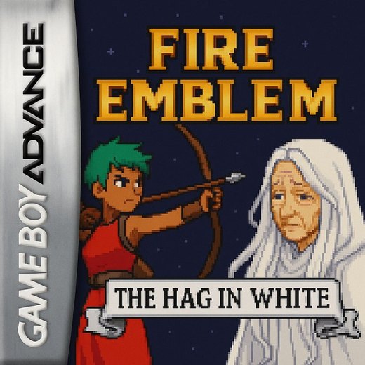 Fire Emblem: The Hag in White box art