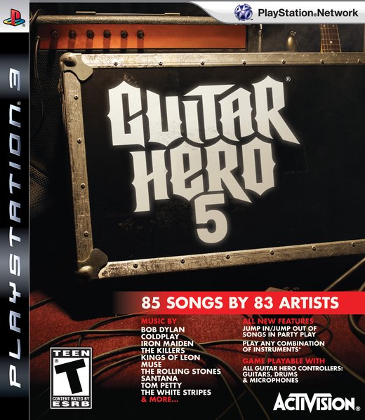 Guitar Hero 5 box art