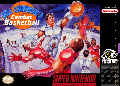 Bill Laimbeer's Combat Basketball box art