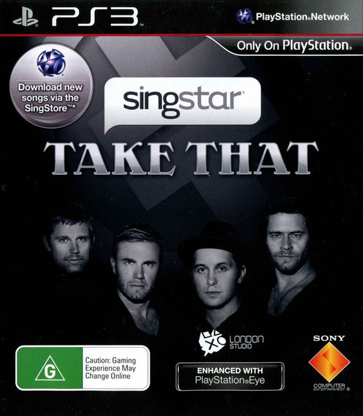 SingStar Take That box art