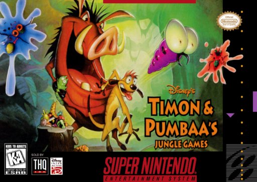 Timon _ Pumbaa's Jungle Games box art
