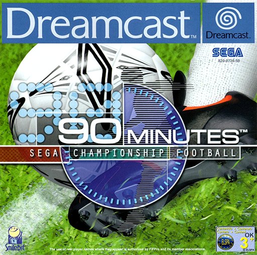 90 Minutes: Sega Championship Football box art