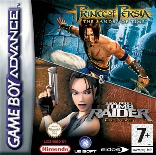 Prince of Persia: The Sands of Time & Lara Croft Tomb Raider: The Prophecy box art
