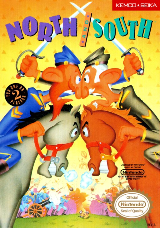 North and South box art