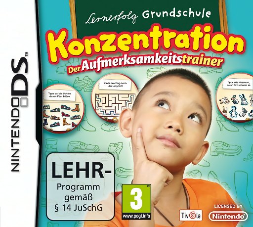 Lernerfolg Grundschule: Konzentration: Der Aufmerksamkeitstrainer box art