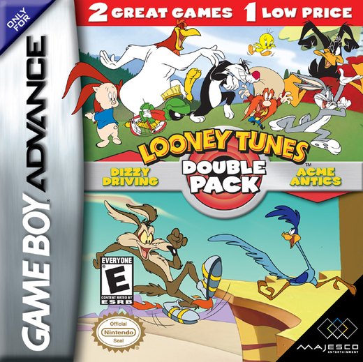 Looney Tunes: Double Pack: Dizzy Driving / Acme Antics box art