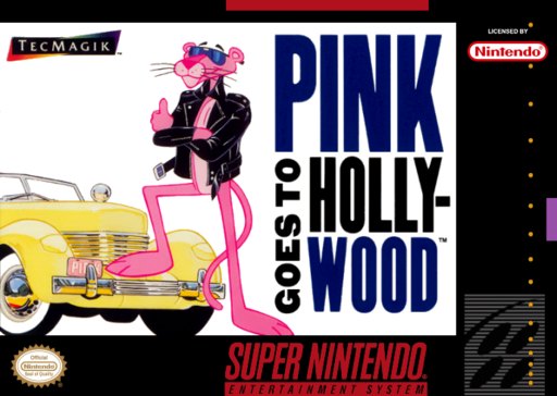 Pink Goes to Hollywood box art