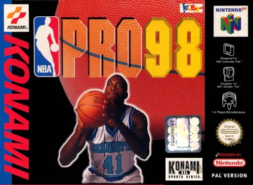 NBA Pro 98 box art