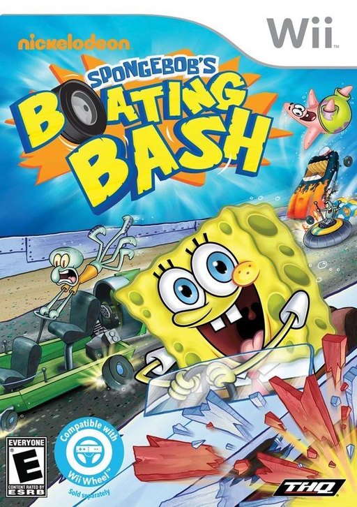 SpongeBob's Boating Bash box art