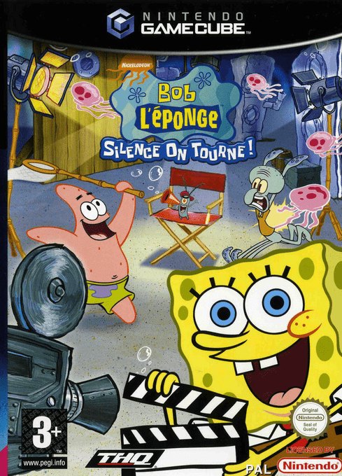 Nickelodeon Bob L'eponge: Silence on Tourne! box art