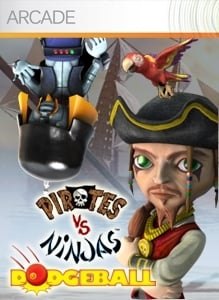 Pirates vs Ninjas Dodgeball box art