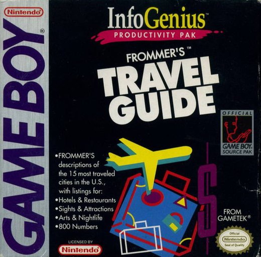 InfoGenius Productivity Pak: Frommer's Travel Guide box art