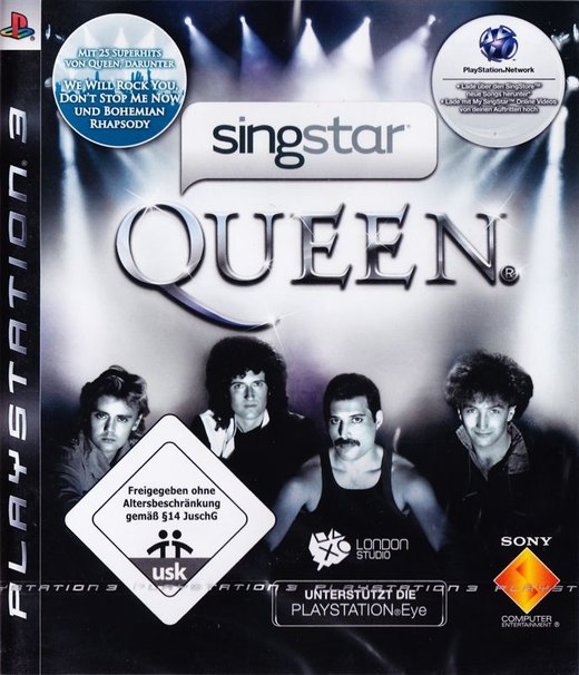 SingStar Queen box art