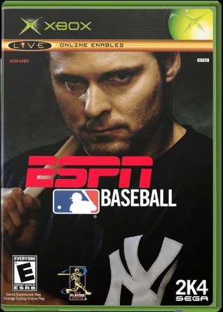 ESPN Major League Baseball box art