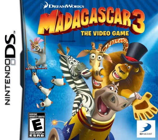 Madagascar 3 box art