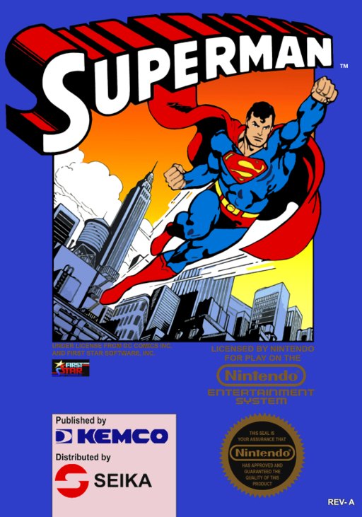 Superman box art