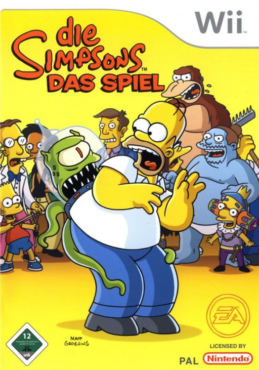 Simpsons, Die: Das Spiel box art