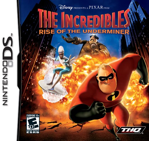 The Incredibles: Rise of the Underminer box art