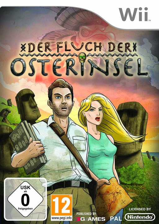Fluch der Osterinsel, Der box art