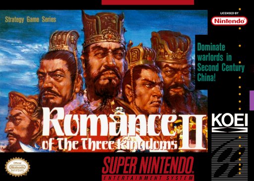Romance of the Three Kingdoms II box art