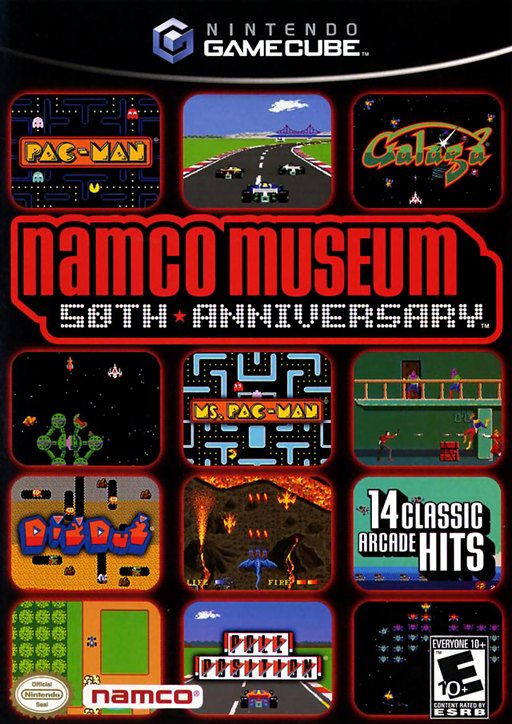 Namco Museum 50th Anniversary box art