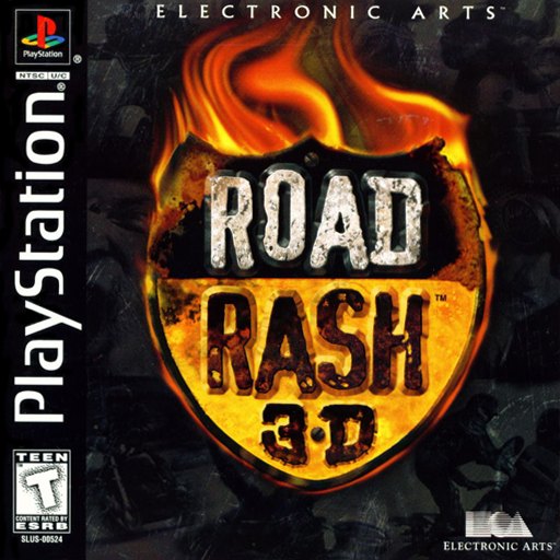 Road Rash 3D box art