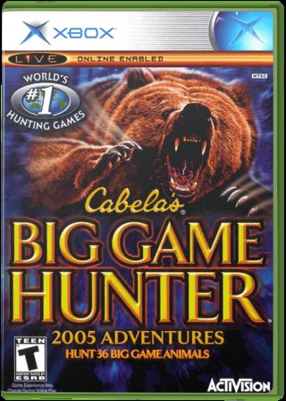 Cabela's Big Game Hunter 2005 Adventures box art