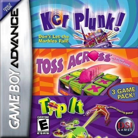 3 Game Pack!: Ker Plunk! / Toss Across / Tip It box art