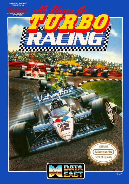 Al Unser Jr. Turbo Racing box art