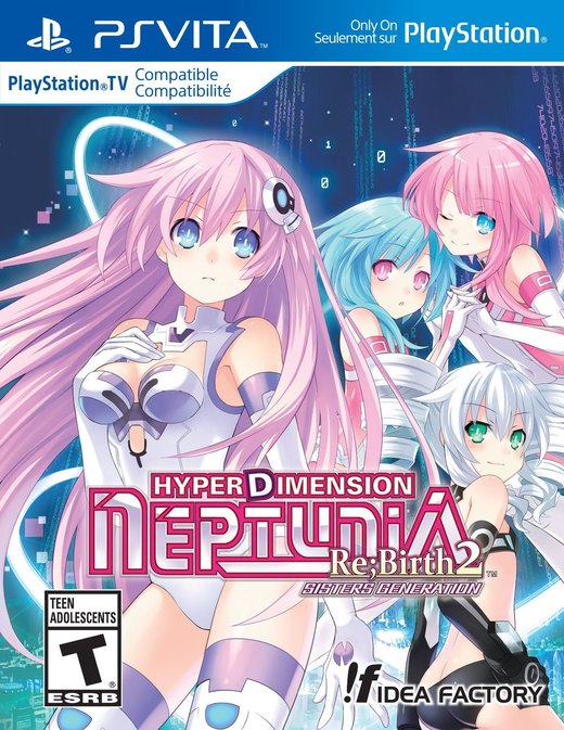 Hyperdimension Neptunia Re;Birth2: Sisters Generation box art
