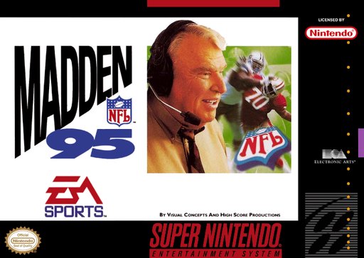 Madden NFL 95 box art