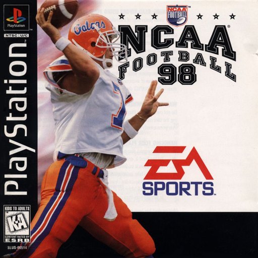 NCAA Football 98 box art