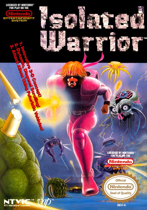 Isolated Warrior box art