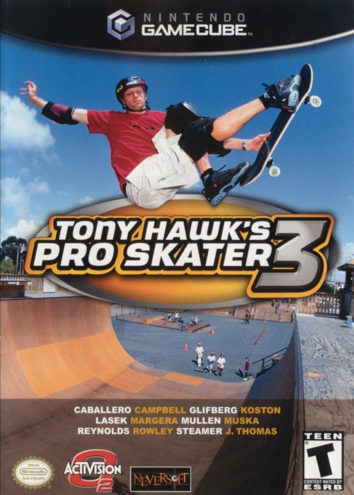 Tony Hawk's Pro Skater 3 box art